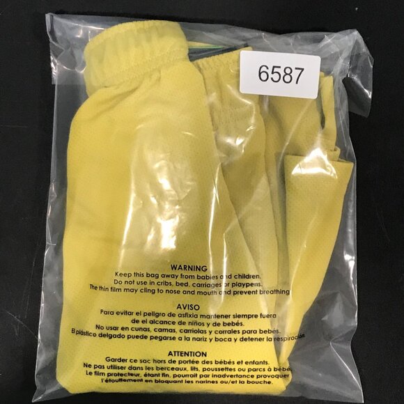 DSG Boys Mesh Training Shorts Yellow‎ Loose Fit Elastic Waist Size M - Picture 7 of 7